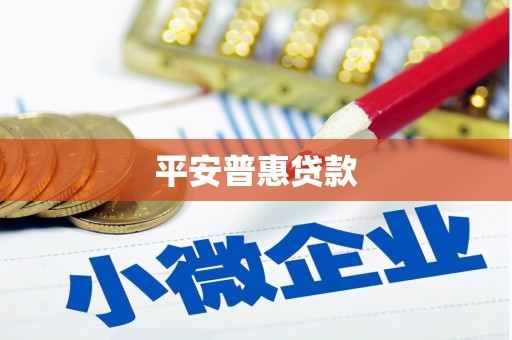 商水平安普惠贷款