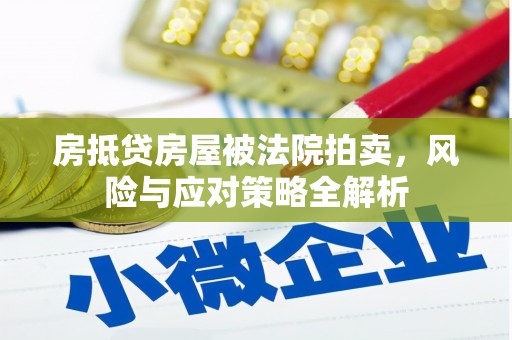 武都房抵贷房屋被法院拍卖，风险与应对策略全解析